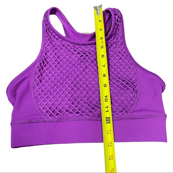 Ivy Sky Purple Racer Back Crop Top Size SA Dancer - Picture 6 of 6